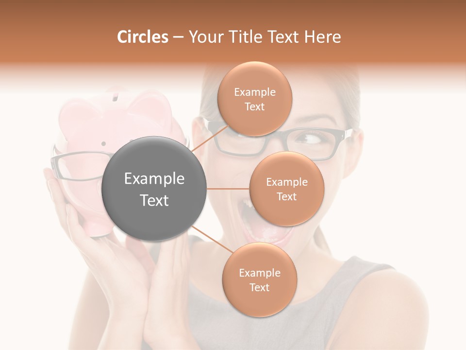 Excited Spectacles Funny PowerPoint Template