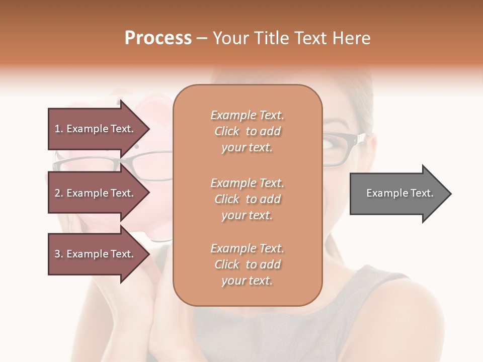 Excited Spectacles Funny PowerPoint Template