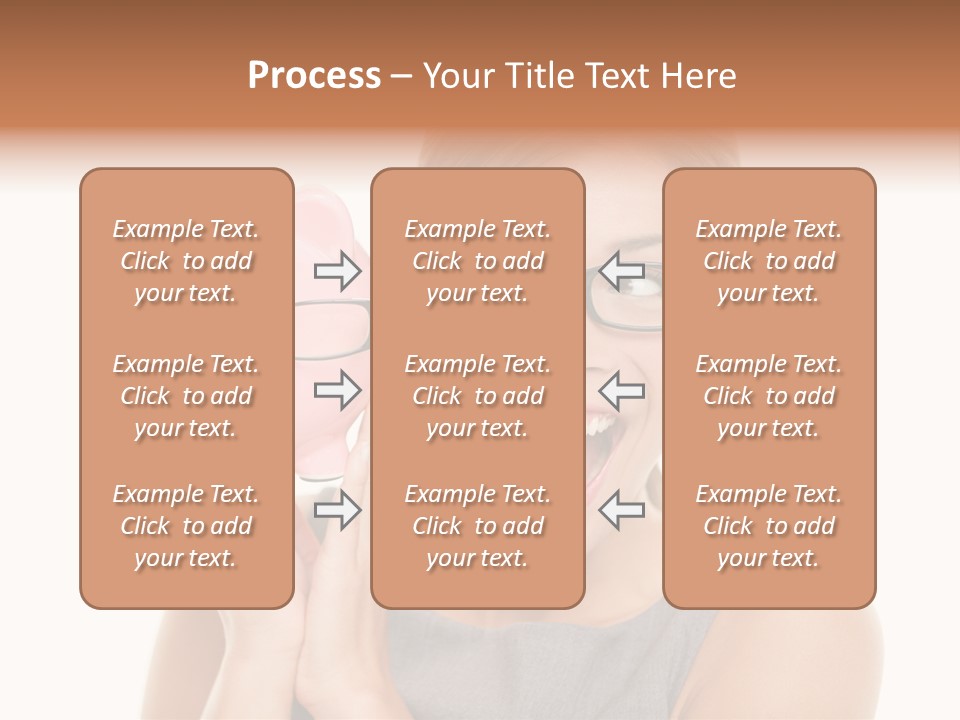 Excited Spectacles Funny PowerPoint Template