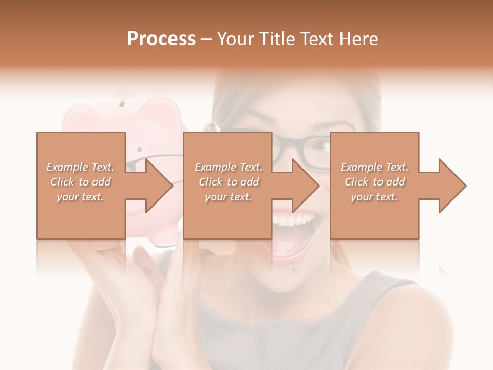 Excited Spectacles Funny PowerPoint Template