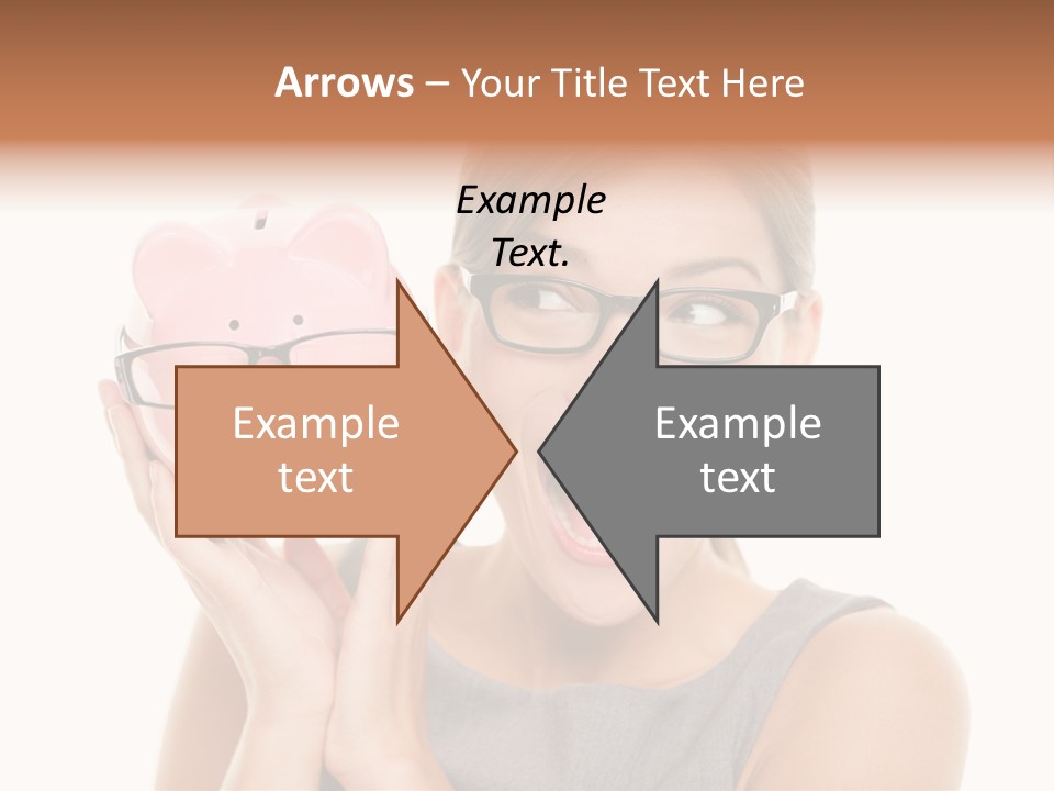 Excited Spectacles Funny PowerPoint Template