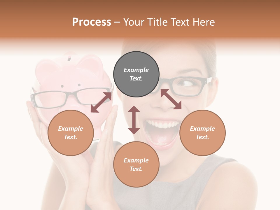 Excited Spectacles Funny PowerPoint Template