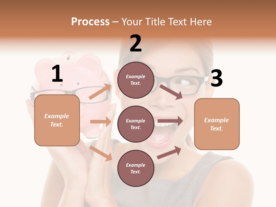 Excited Spectacles Funny PowerPoint Template