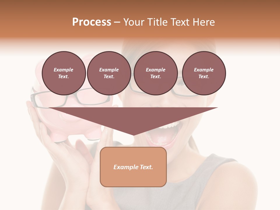 Excited Spectacles Funny PowerPoint Template