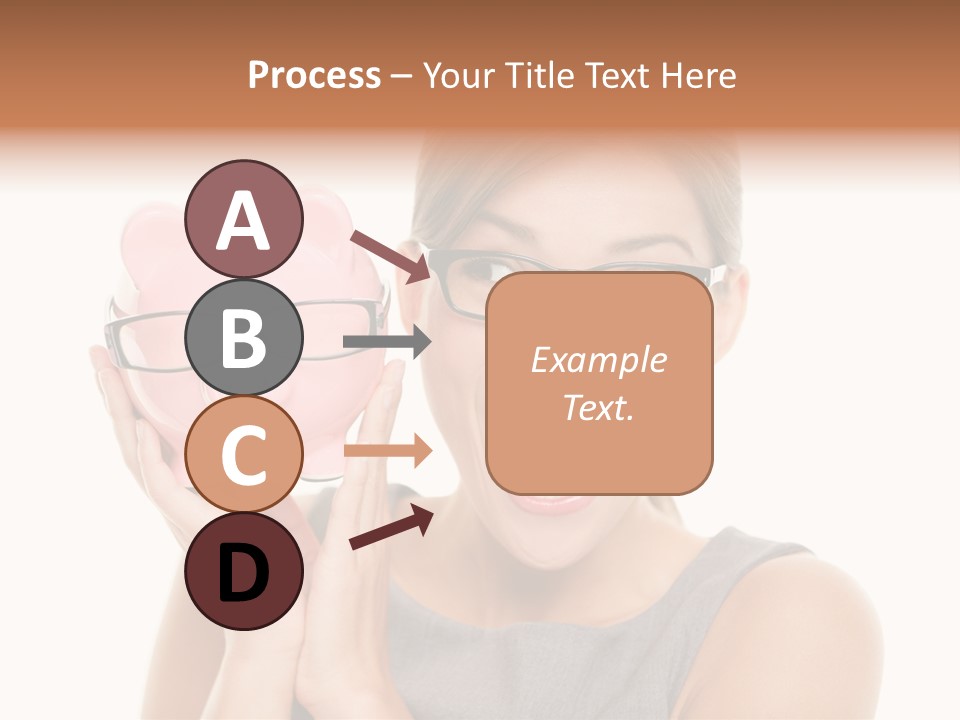 Excited Spectacles Funny PowerPoint Template