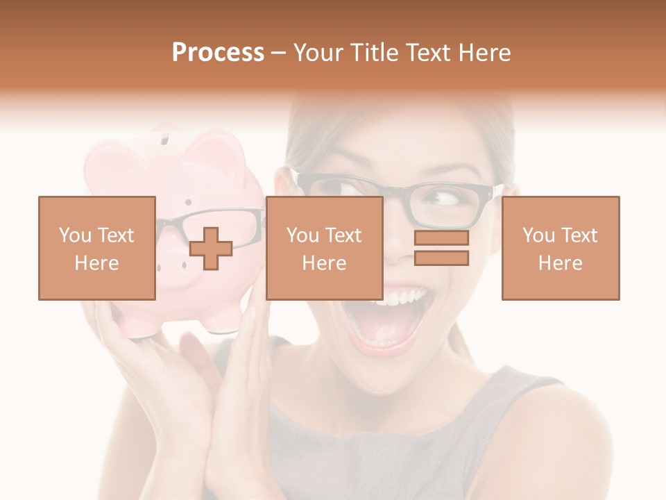 Excited Spectacles Funny PowerPoint Template