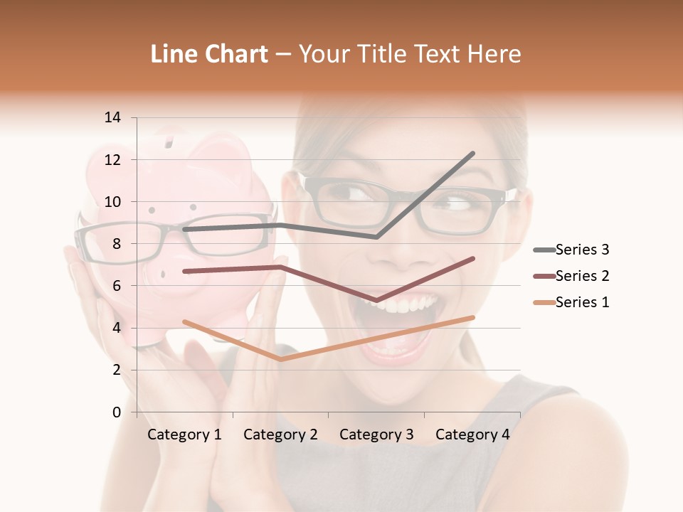 Excited Spectacles Funny PowerPoint Template