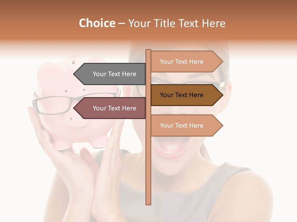 Excited Spectacles Funny PowerPoint Template