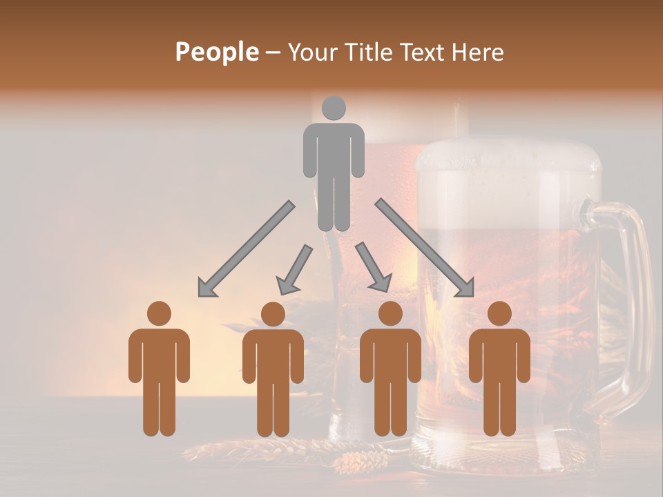 Gold Closeup Cellar PowerPoint Template