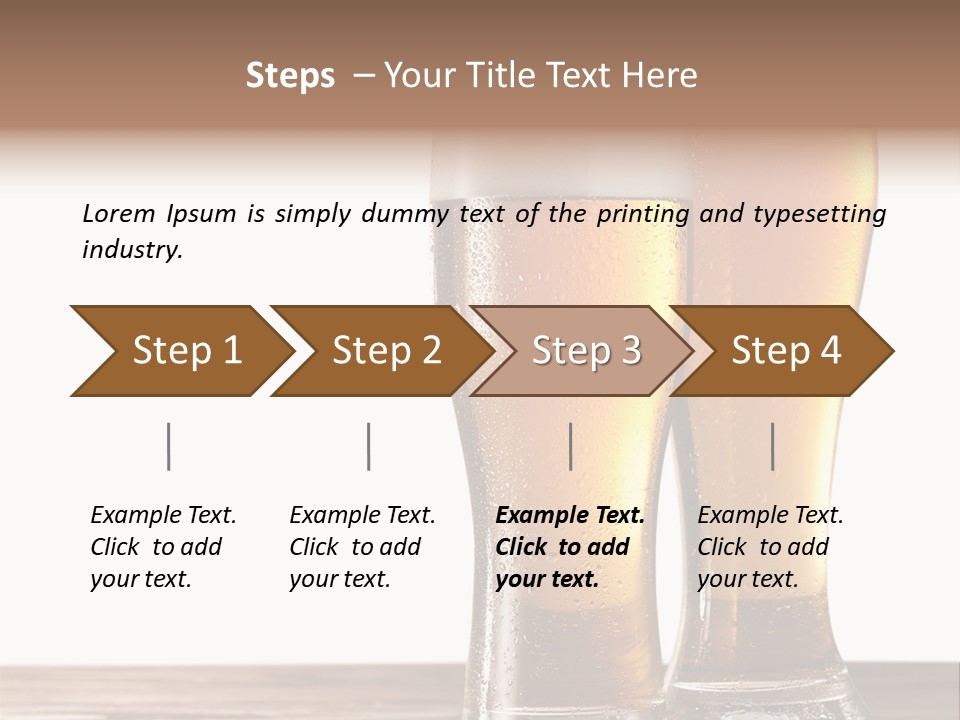 Cold Pub Brewing PowerPoint Template