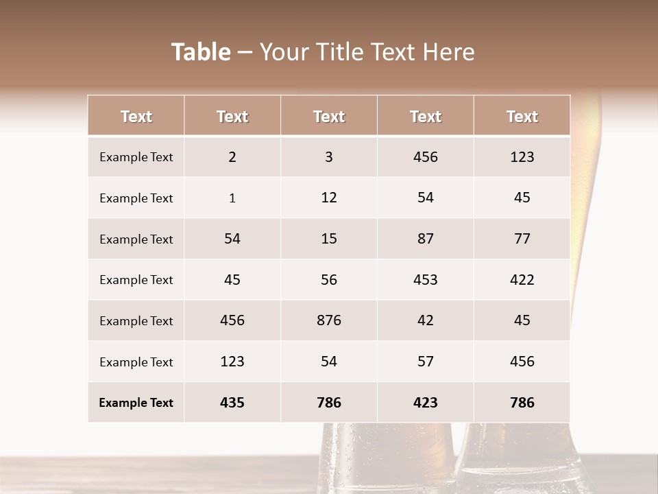 Cold Pub Brewing PowerPoint Template
