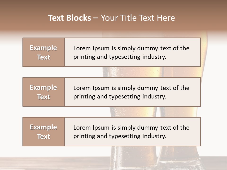 Cold Pub Brewing PowerPoint Template