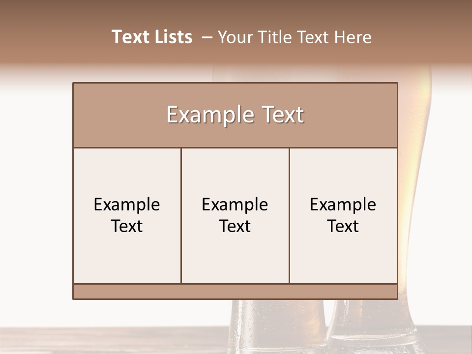 Cold Pub Brewing PowerPoint Template