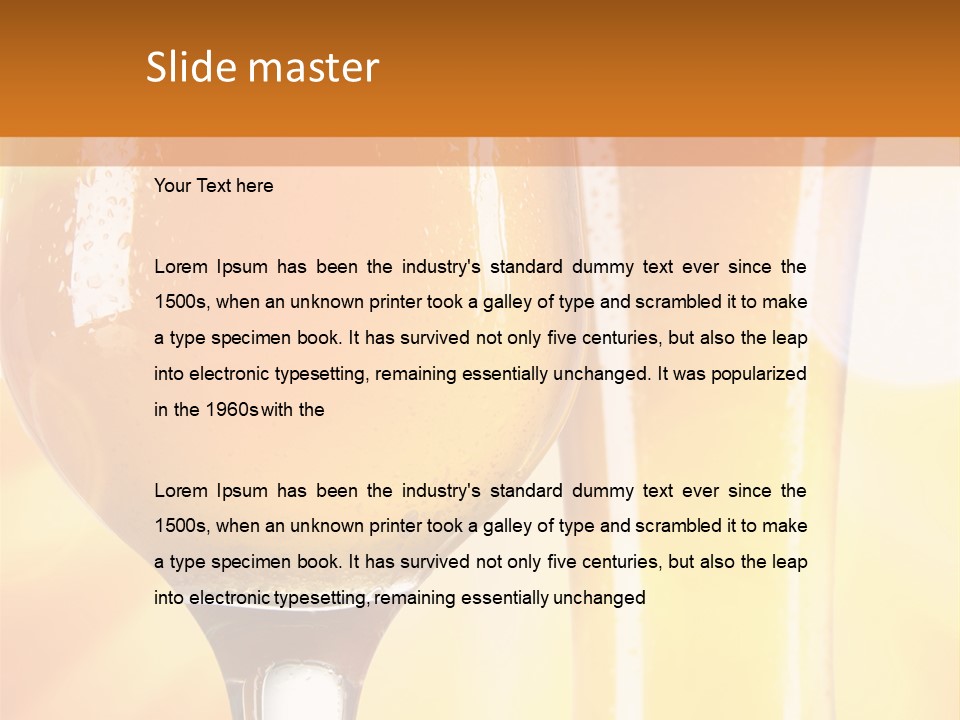 Bubbles Foam Still Life PowerPoint Template