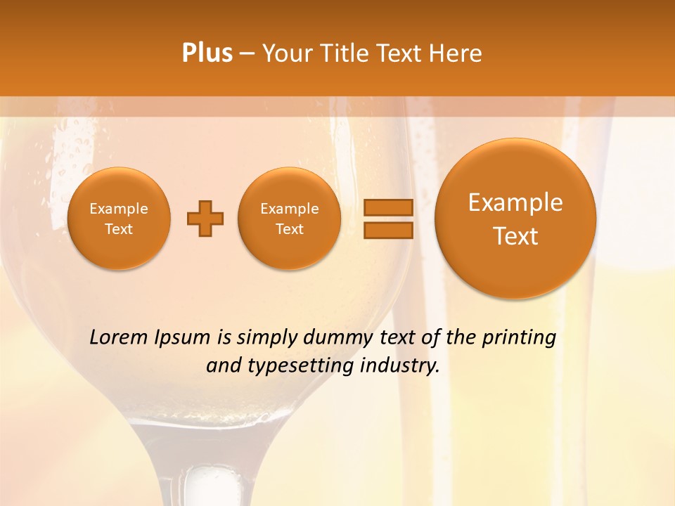 Bubbles Foam Still Life PowerPoint Template