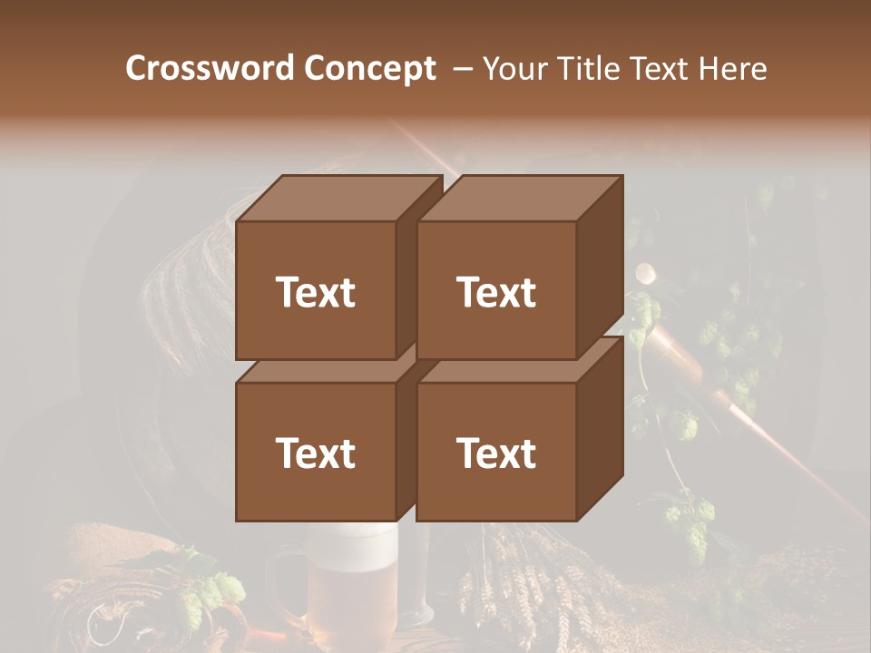 Weizen Blatt Brewery PowerPoint Template