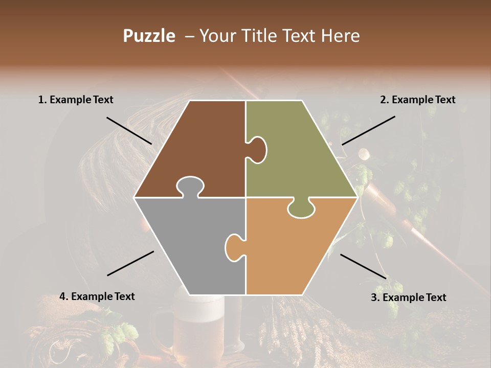 Weizen Blatt Brewery PowerPoint Template