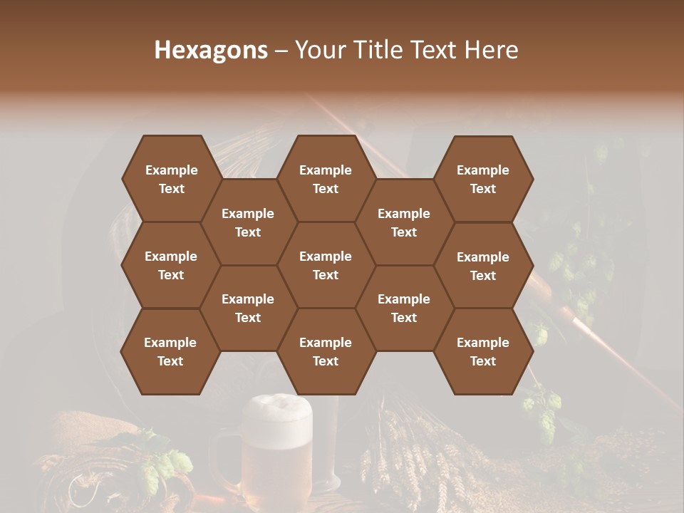 Weizen Blatt Brewery PowerPoint Template