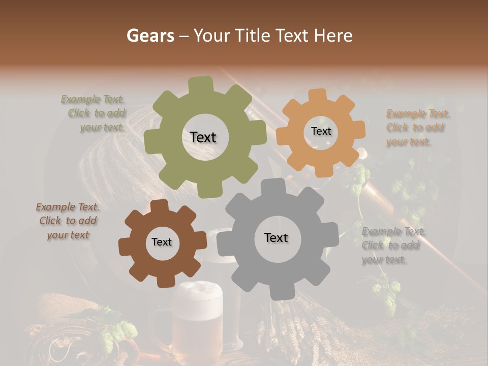 Weizen Blatt Brewery PowerPoint Template