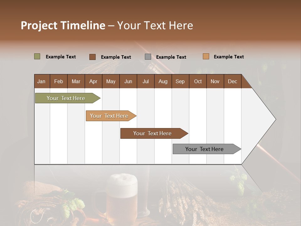 Weizen Blatt Brewery PowerPoint Template