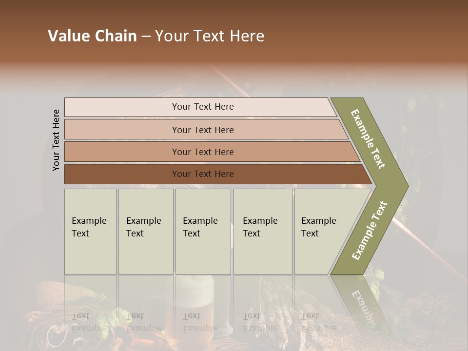 Weizen Blatt Brewery PowerPoint Template