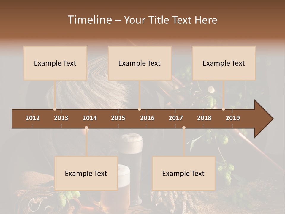 Weizen Blatt Brewery PowerPoint Template