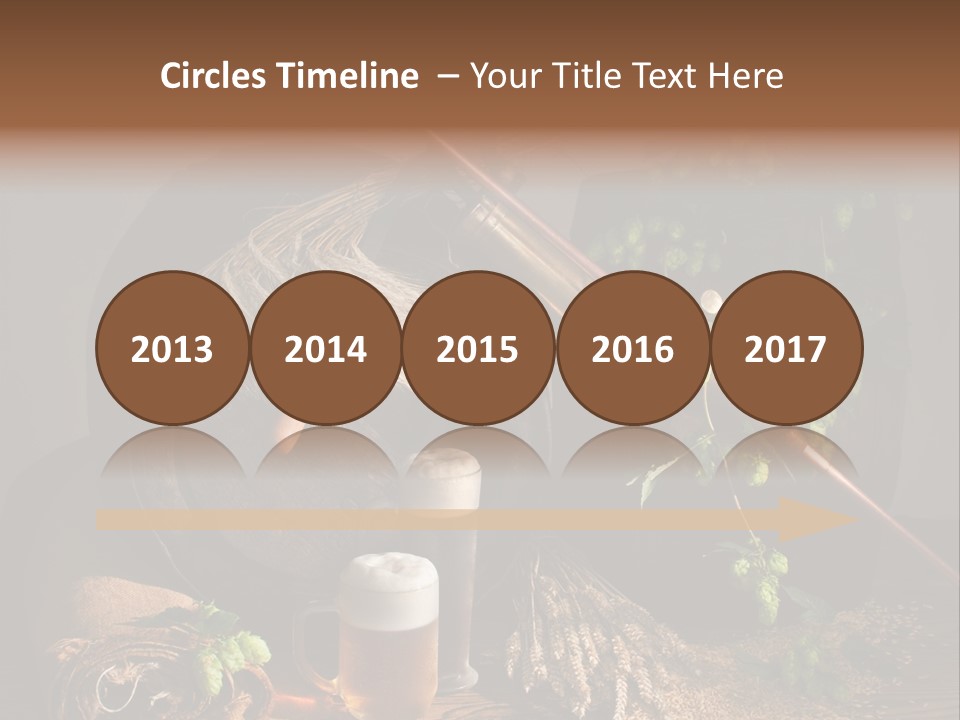 Weizen Blatt Brewery PowerPoint Template