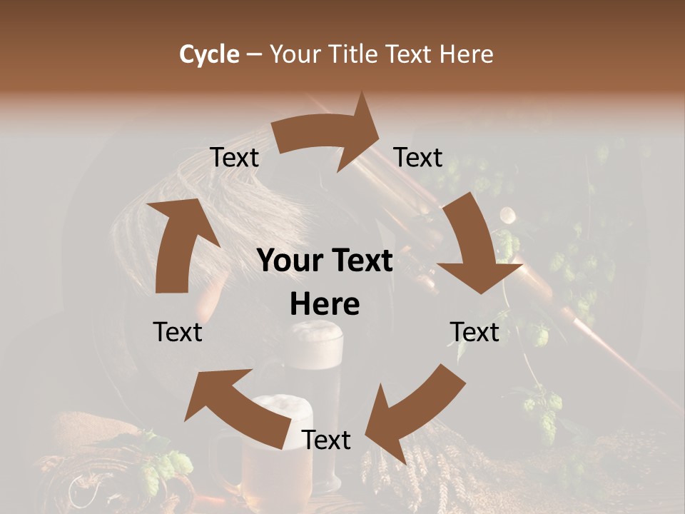 Weizen Blatt Brewery PowerPoint Template