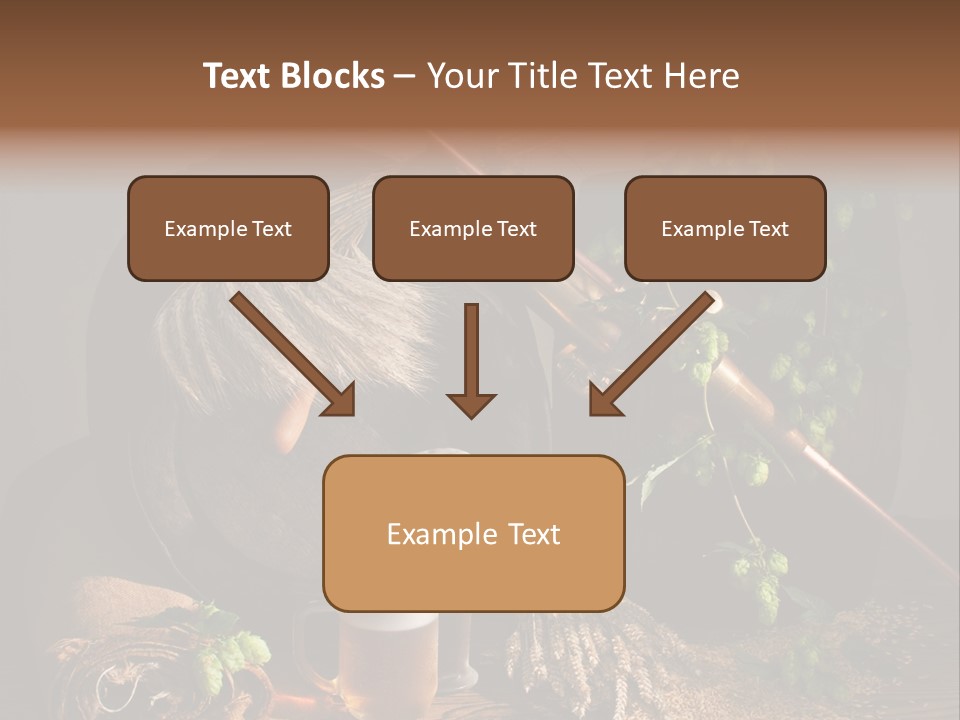Weizen Blatt Brewery PowerPoint Template