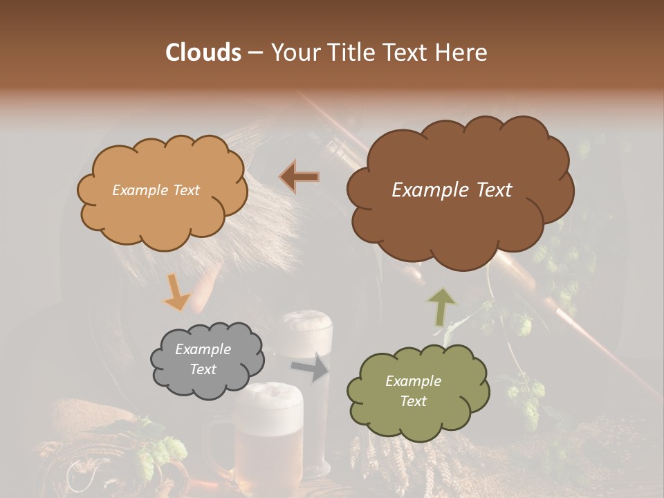 Weizen Blatt Brewery PowerPoint Template