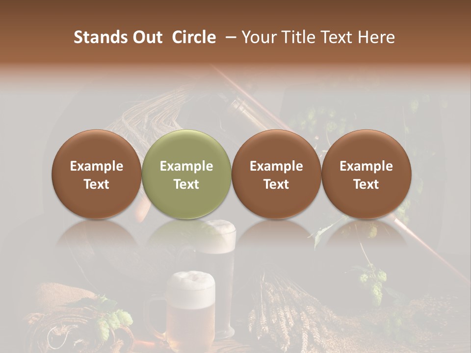 Weizen Blatt Brewery PowerPoint Template