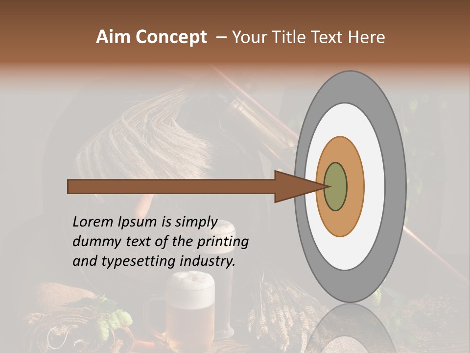 Weizen Blatt Brewery PowerPoint Template