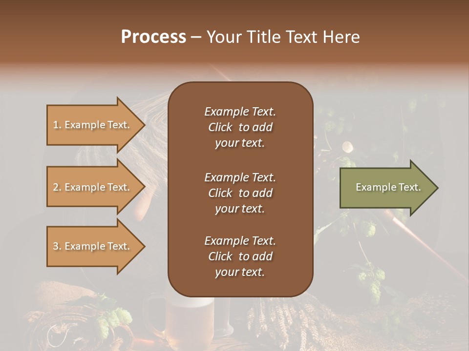 Weizen Blatt Brewery PowerPoint Template