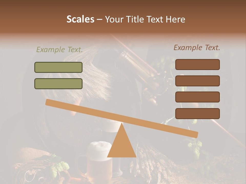 Weizen Blatt Brewery PowerPoint Template