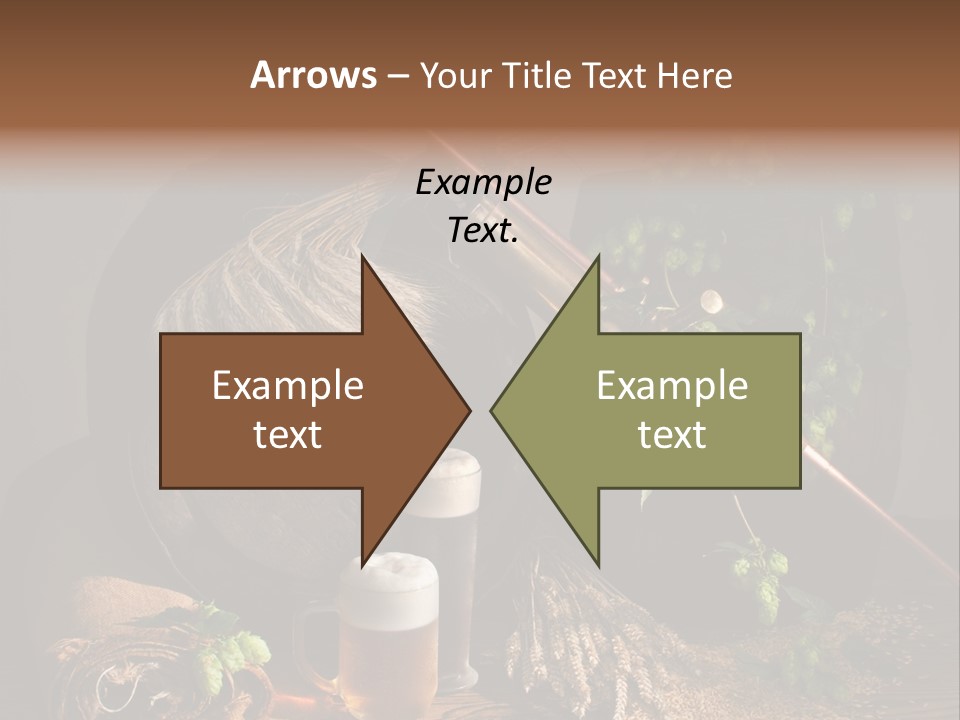 Weizen Blatt Brewery PowerPoint Template