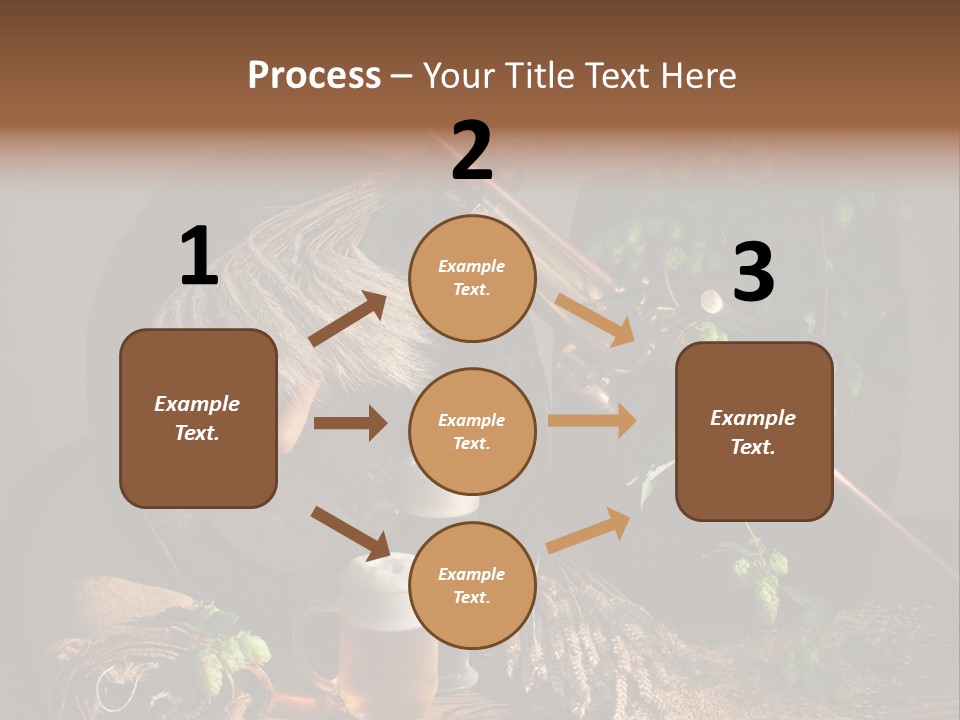 Weizen Blatt Brewery PowerPoint Template