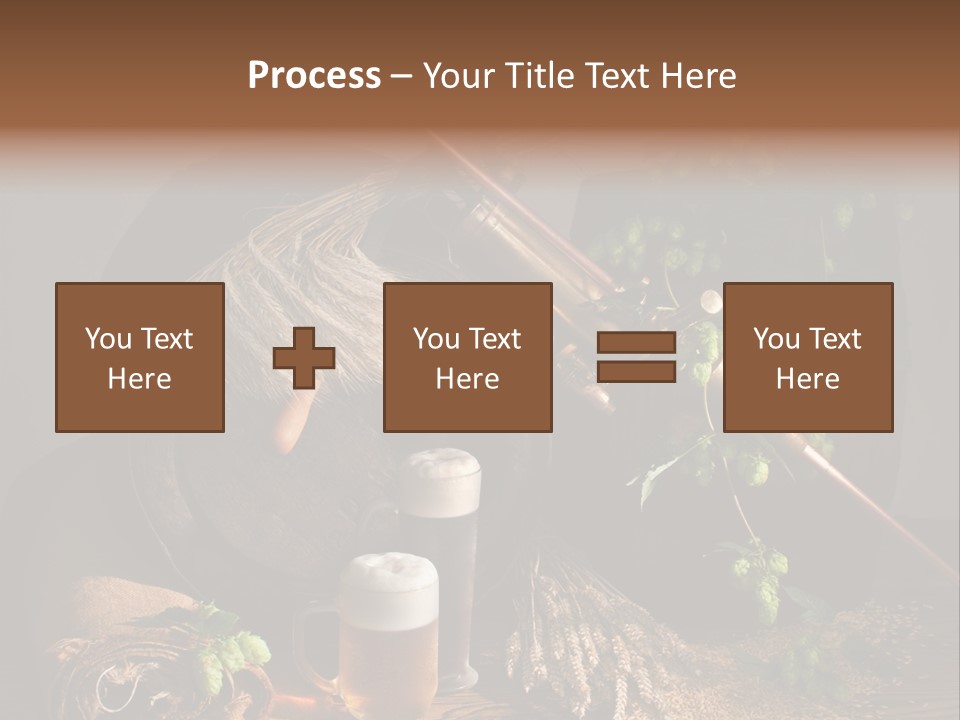 Weizen Blatt Brewery PowerPoint Template
