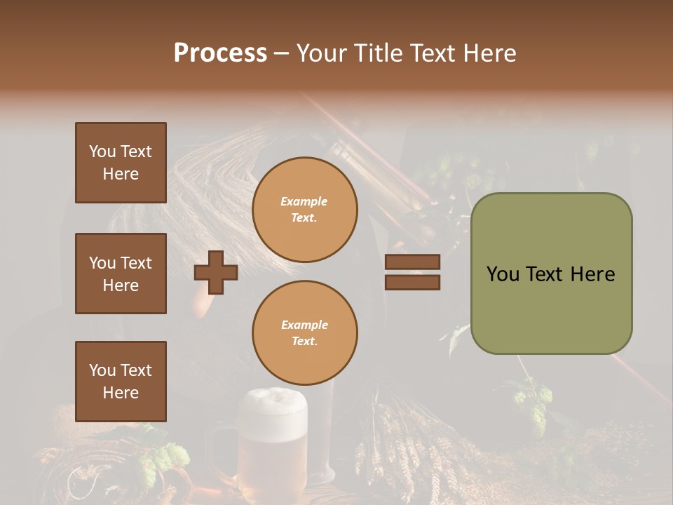 Weizen Blatt Brewery PowerPoint Template