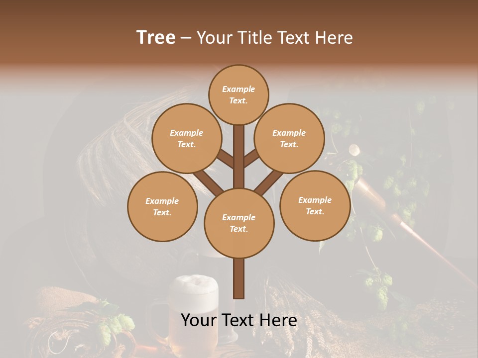 Weizen Blatt Brewery PowerPoint Template