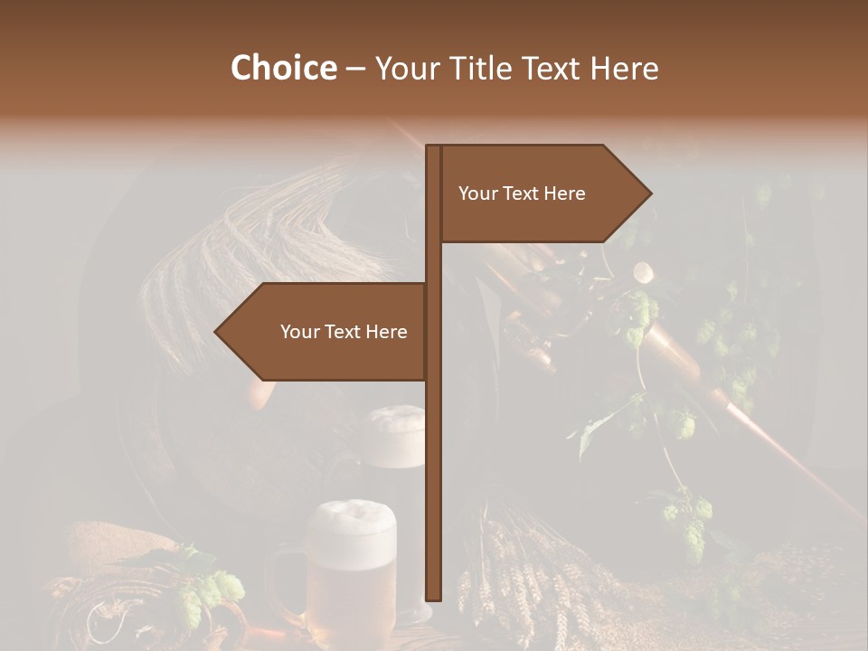 Weizen Blatt Brewery PowerPoint Template