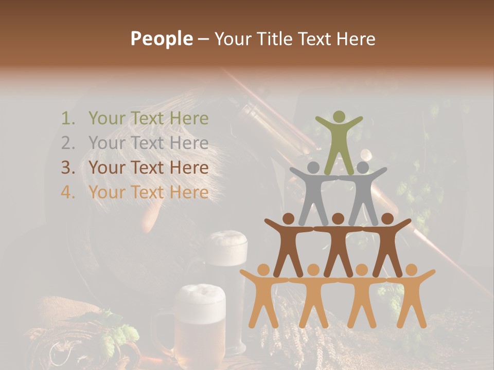 Weizen Blatt Brewery PowerPoint Template