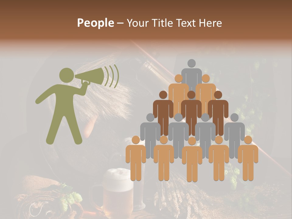 Weizen Blatt Brewery PowerPoint Template