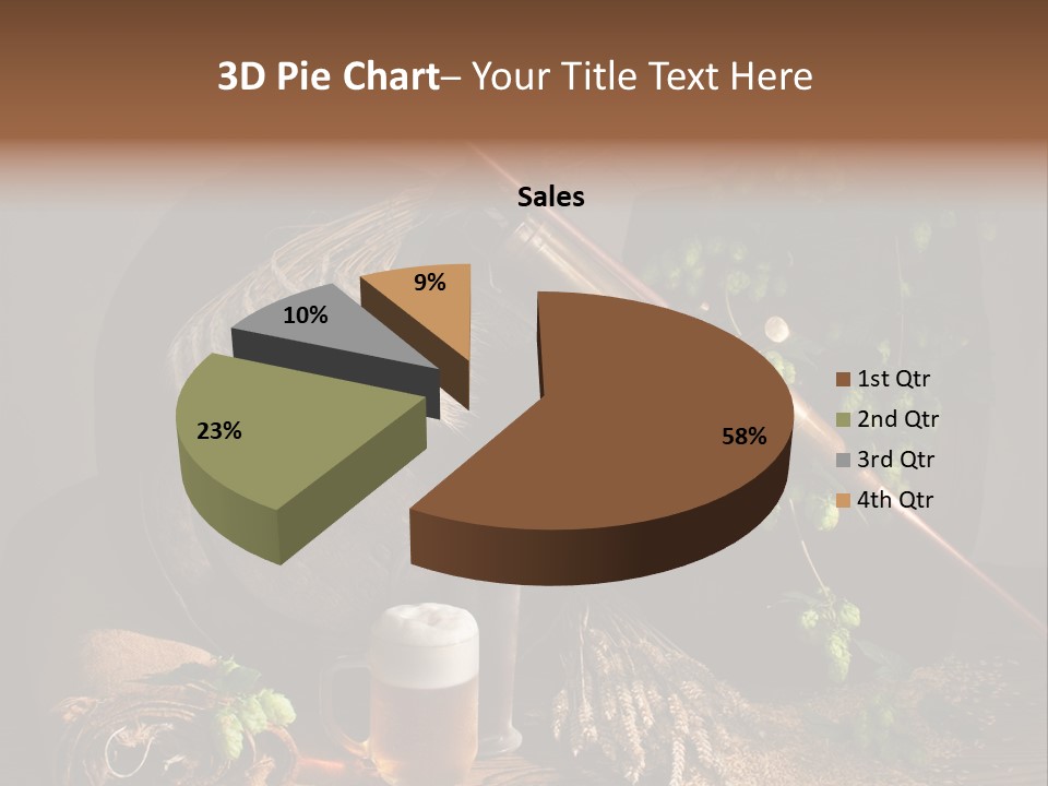 Weizen Blatt Brewery PowerPoint Template