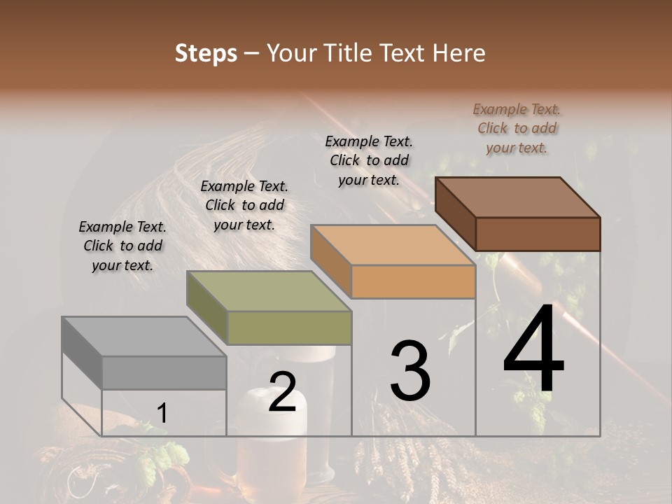 Weizen Blatt Brewery PowerPoint Template