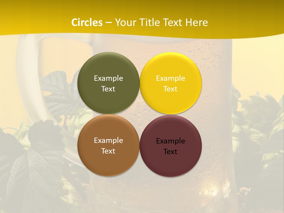 Oktoberfest Lager Pint PowerPoint Template