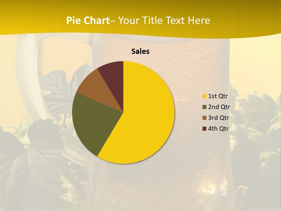 Oktoberfest Lager Pint PowerPoint Template