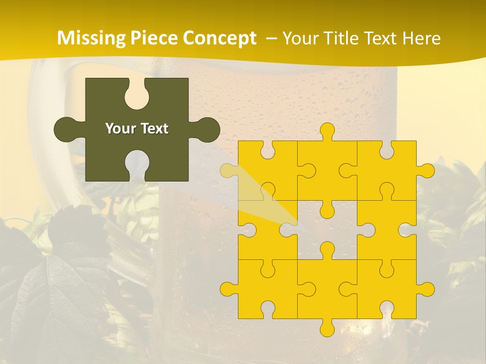 Oktoberfest Lager Pint PowerPoint Template