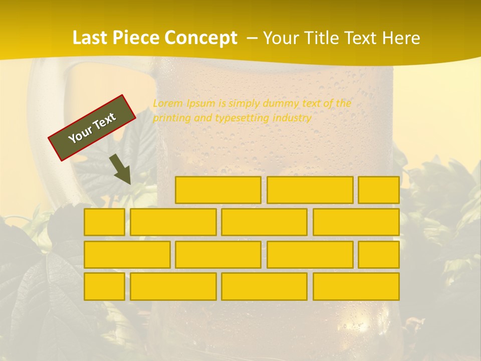 Oktoberfest Lager Pint PowerPoint Template