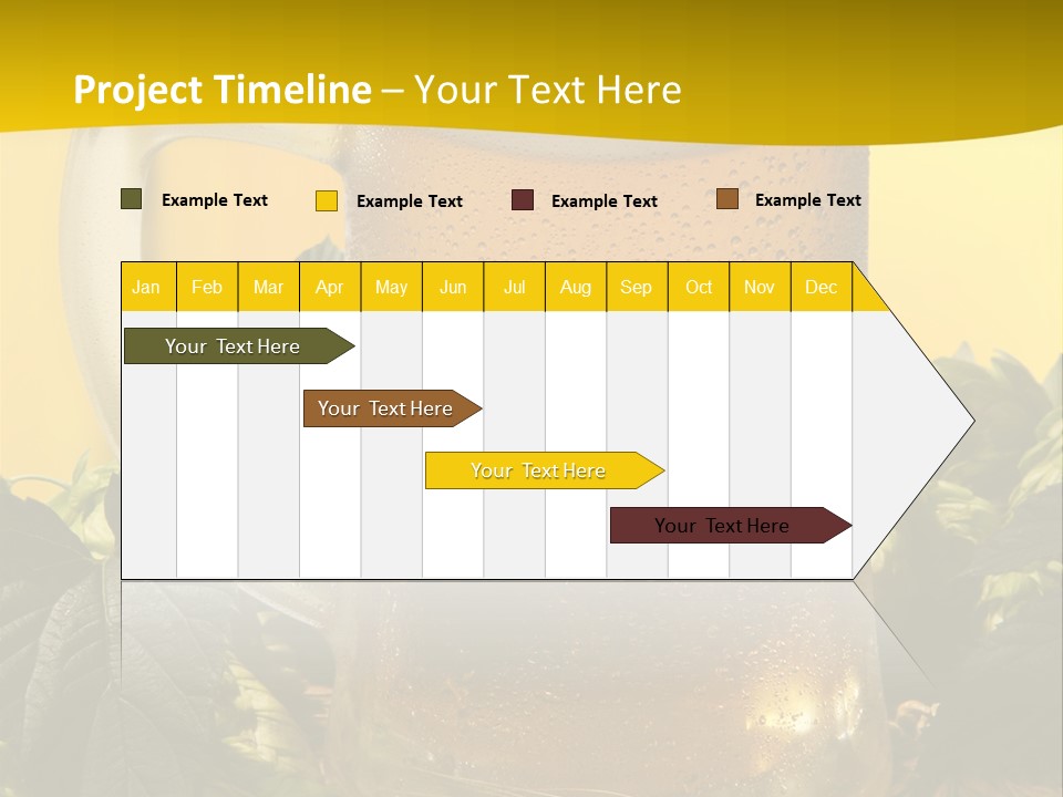 Oktoberfest Lager Pint PowerPoint Template