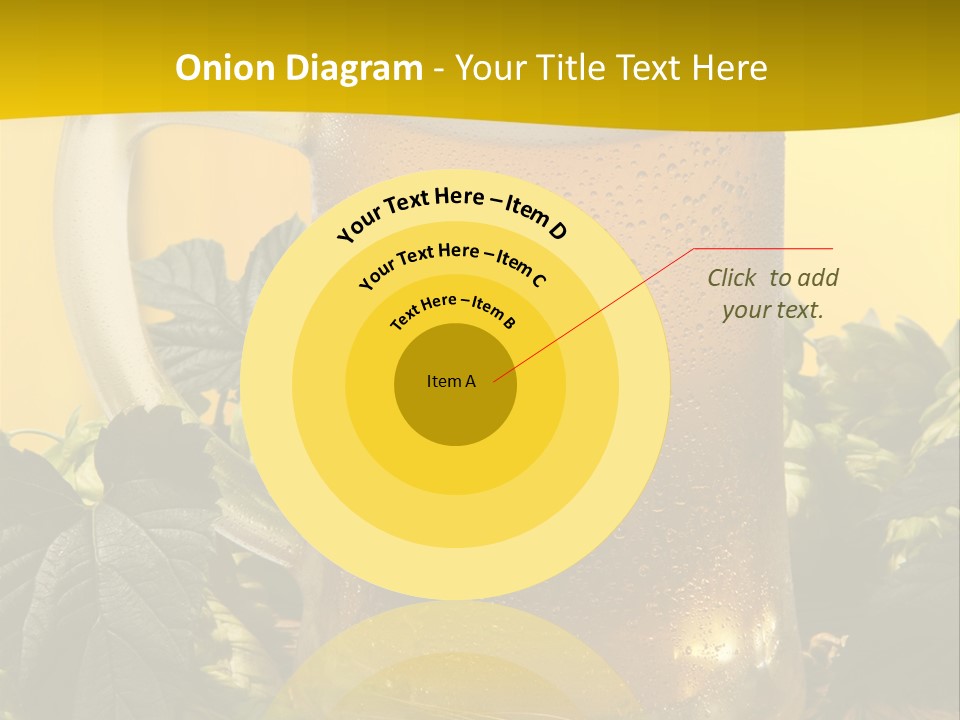 Oktoberfest Lager Pint PowerPoint Template